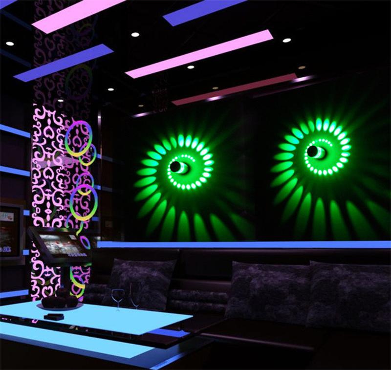 Calarbo™ Modern Swirl LED Ceiling Light Green Light