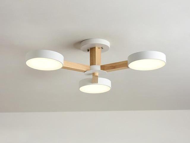 Calarbo™ Modern Luxury Multi Stem Lamp Chandelier White 3 Chandelier