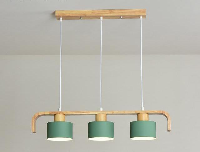 Calarbo™ Modern Nordic LED Pendant Lamp Green 3 Light