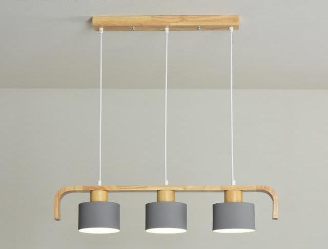 Calarbo™ Modern Nordic LED Pendant Lamp Gray 3 Light