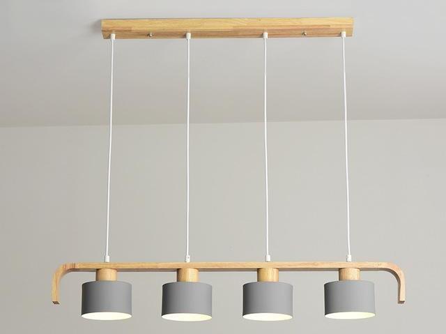 Calarbo™ Modern Nordic LED Pendant Lamp Gray 4 Light