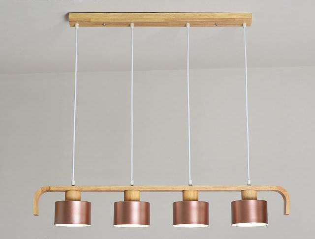 Calarbo™ Modern Nordic LED Pendant Lamp Rose Gold 4 Light