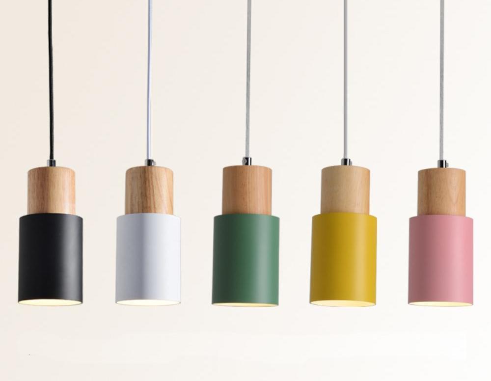 Calarbo™ Designer Nordic Wooden Base Hanging Light Light