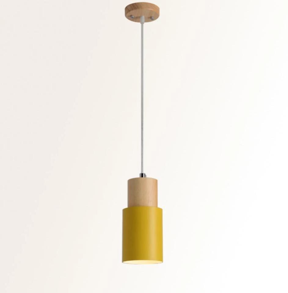 Calarbo™ Designer Nordic Wooden Base Hanging Light Yellow Light
