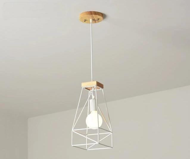 Calarbo™ Fender - Vintage Hanging Cage Lamp Large - 6" x 12.5" Light