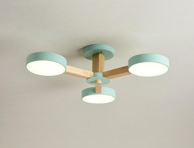 Calarbo™ Modern Luxury Multi Stem Lamp Chandelier Blue 3 Chandelier