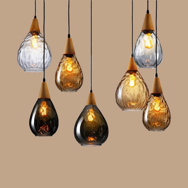 Calarbo™ Sergia - Modern Nordic Drop Glass Pendant Lamp Light