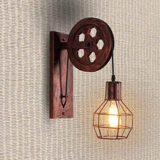 Calarbo™ Loft - Industrial Vintage Pulley Wall Mounted Lamp Light