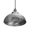 Calarbo™ Crios - Vintage Industrial Dome Hanging Lamp Black & Silver Light