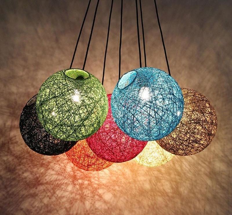 Calarbo™ Hilde - Vintage Wicker Pendant Lamp Light