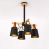 Calarbo™ Modern Nordic Drop Down Pendant Chandelier Black 4 Chandelier