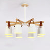 Calarbo™ Modern Nordic Drop Down Pendant Chandelier White 8 Chandelier