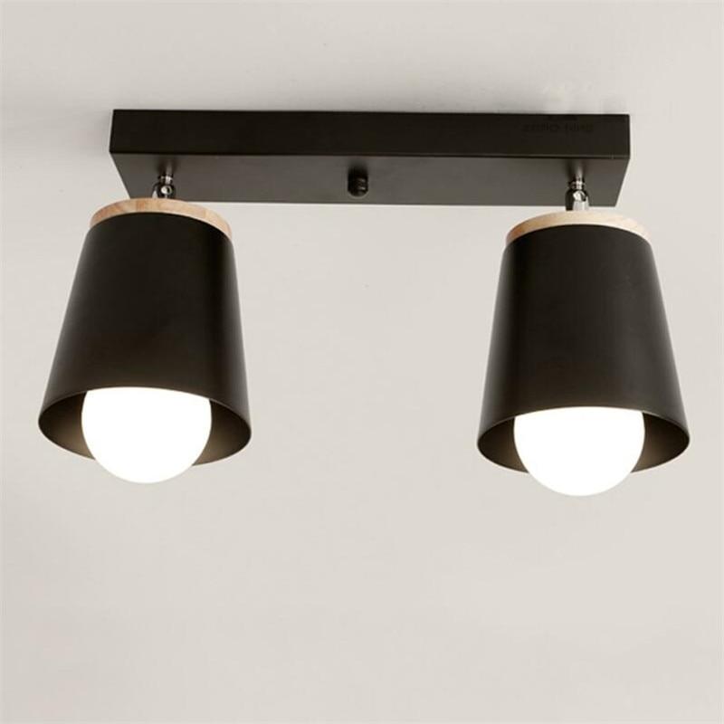 Calarbo™ Modern Nordic Adjustable Angle Drop Down Lights Black 2 Light