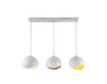 Calarbo™ Atupa - Dome Hanging Pendant Lighting 3 Piece Linear Light