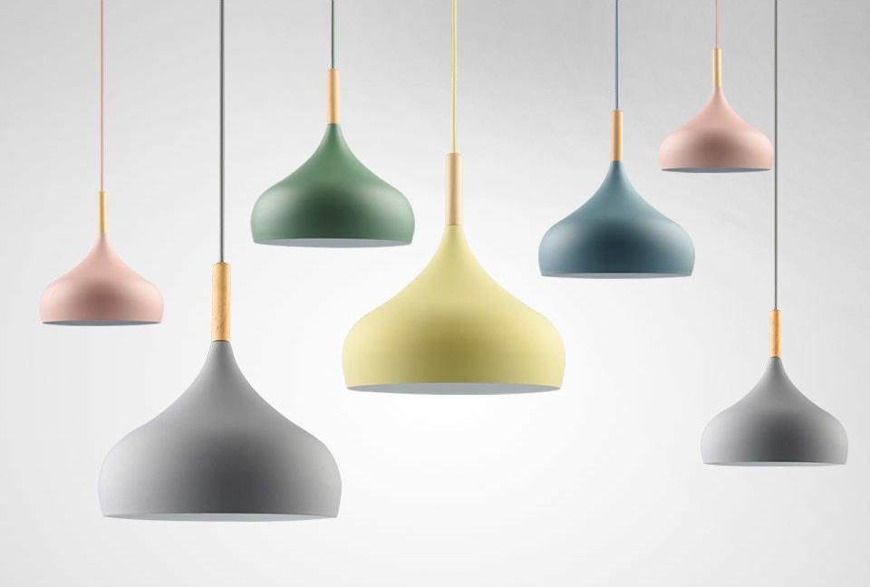 Calarbo™ Aether - Matte Finish Macaroon Hanging Lamp Light