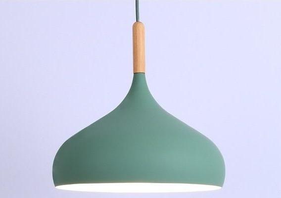 Calarbo™ Aether - Matte Finish Macaroon Hanging Lamp Green Light