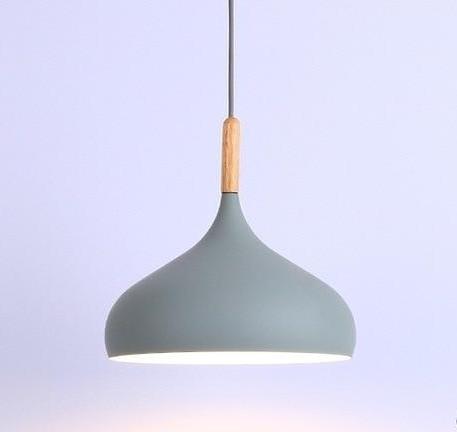 Calarbo™ Aether - Matte Finish Macaroon Hanging Lamp Grey Light