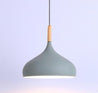 Calarbo™ Aether - Matte Finish Macaroon Hanging Lamp Grey Light