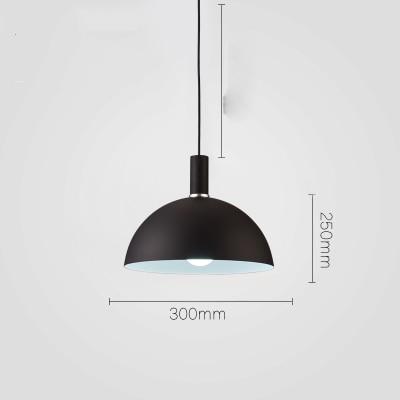 Calarbo™ Modern Nordic Round Lampshade Hanging Light Black Light