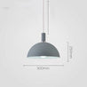 Calarbo™ Modern Nordic Round Lampshade Hanging Light Light Grey Light