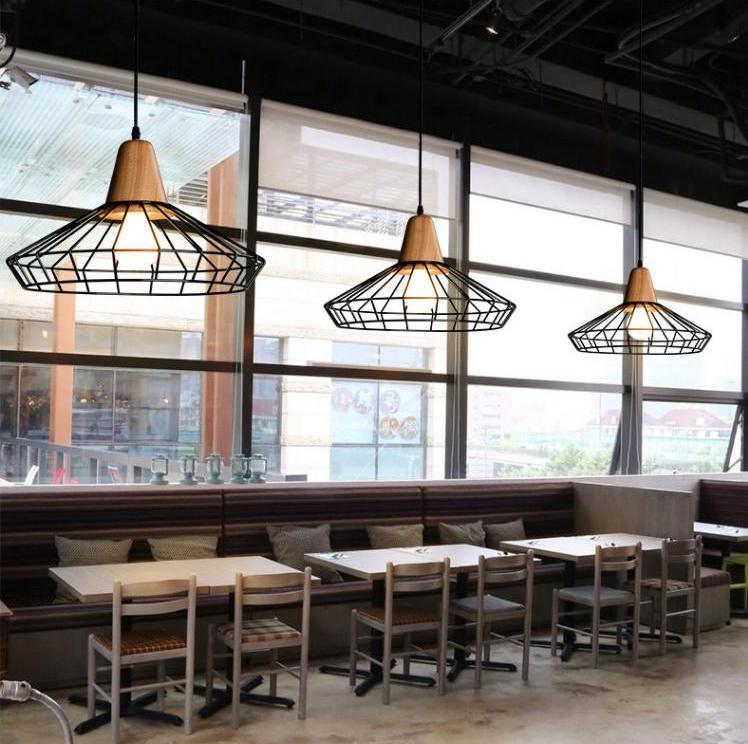 Calarbo™ Modern Nordic Wrought Iron Hanging Cage Lamp Light