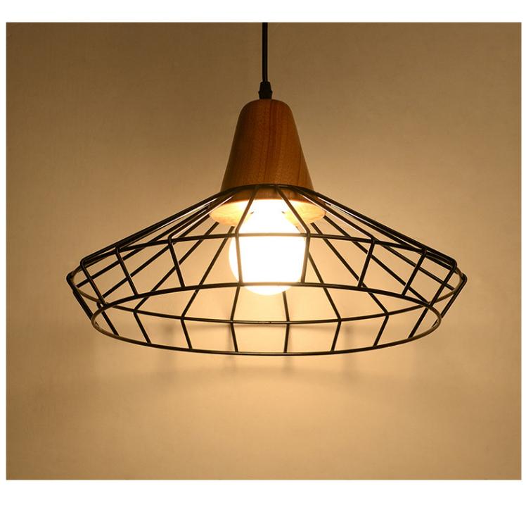 Calarbo™ Modern Nordic Wrought Iron Hanging Cage Lamp Light