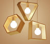Calarbo™ Geometric Hanging Wooden Lights Light
