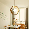 Calarbo™ Geometric Hanging Wooden Lights Light