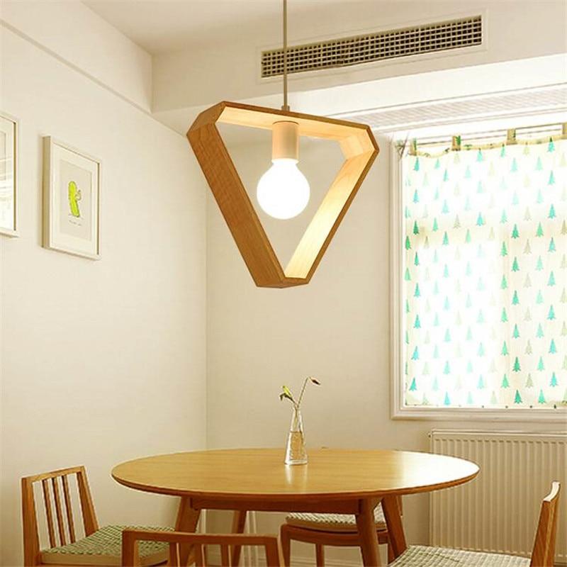 Calarbo™ Geometric Hanging Wooden Lights Light