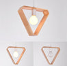 Calarbo™ Geometric Hanging Wooden Lights Light