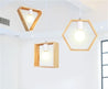 Calarbo™ Geometric Hanging Wooden Lights Light