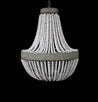 Calarbo™ Metis - Vintage Wooden Beaded Round Chandelier Chandelier