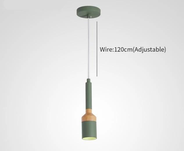 Calarbo™ Butler - Modern Nordic LED Brush Pendant Light Green 1 x Lamp Light