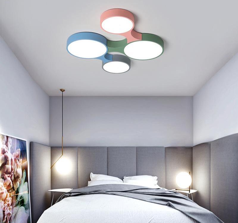 Calarbo™ Cogs - Modern Nordic Colorful Ceiling Light 4 Lamps - 27" Light