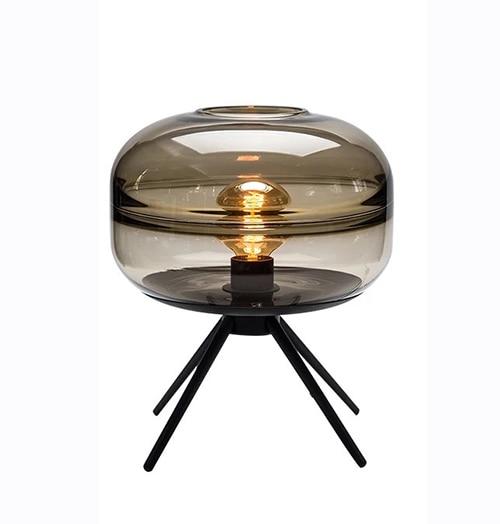 Calarbo™ Adler - Glass Dome Table Lamp Brown Light
