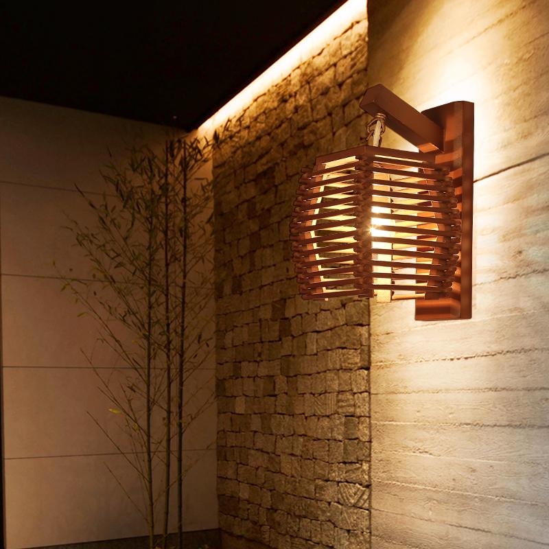 Calarbo™ Cassia - Wooden Lantern Lamp Light