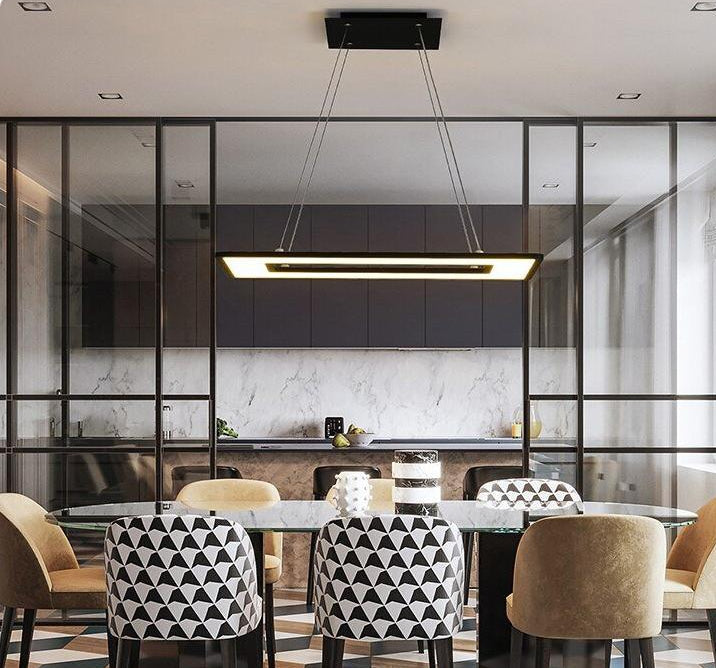 Calarbo™ Regina - Modern Hanging Frame LED Lamp Light