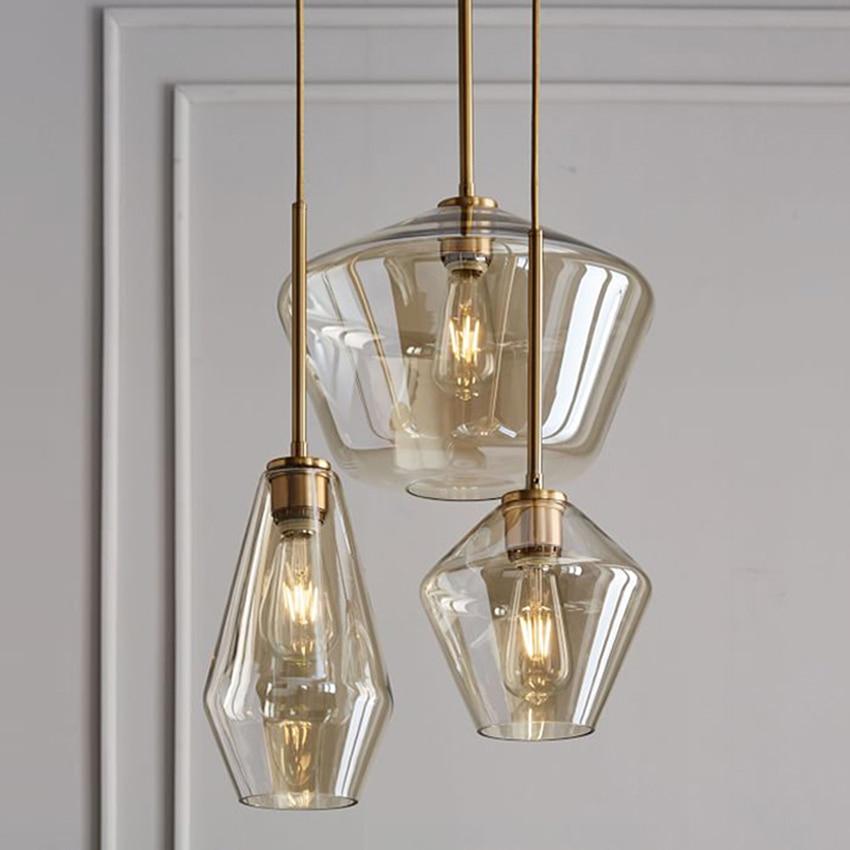 Calarbo™ Meriall - Hanging Glass Pendant Lamp Light