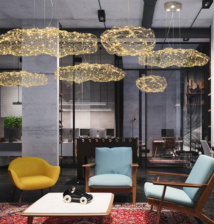 Calarbo™ Amica - Modern Art Deco Star Light Dotted Cloud Lamps Light