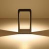 Calarbo™ Breckyn - Modern Black Frame Garden Light Light