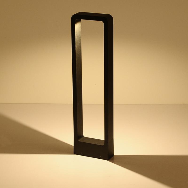Calarbo™ Breckyn - Modern Black Frame Garden Light Light