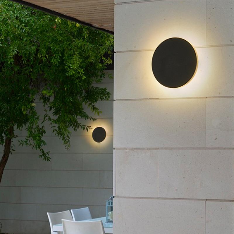 Calarbo™ Enid - Modern Disc Light Reflect Lamp Circular Black Light