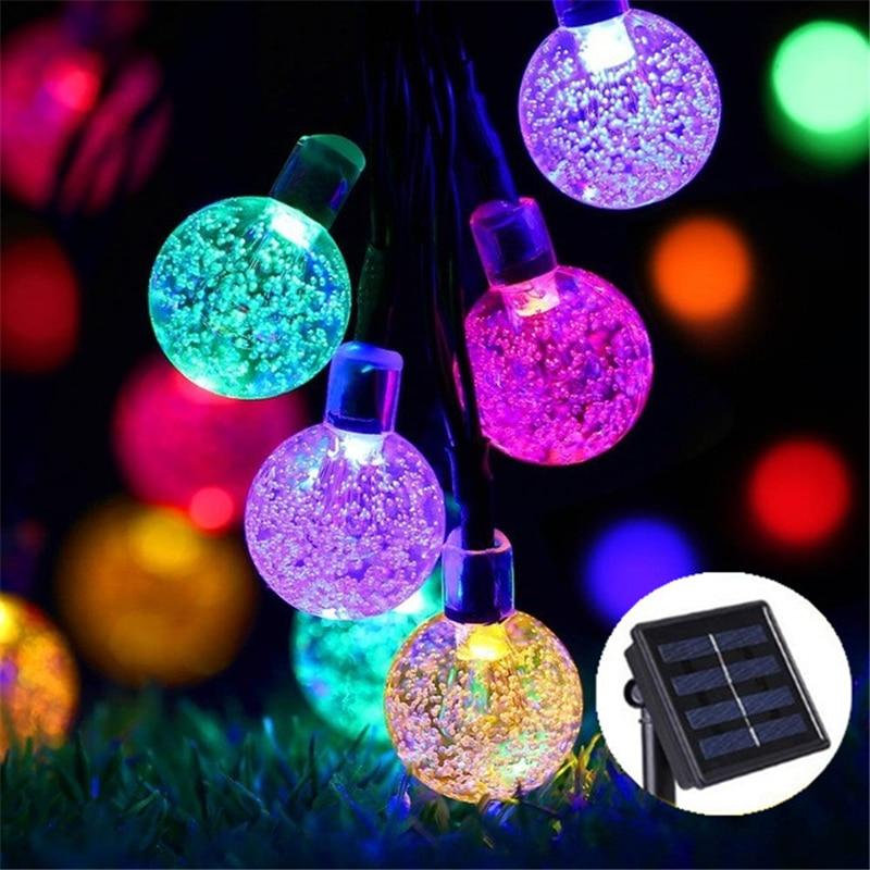 Calarbo™ ColorSol - Solar Powered LED Globe String Lights Light