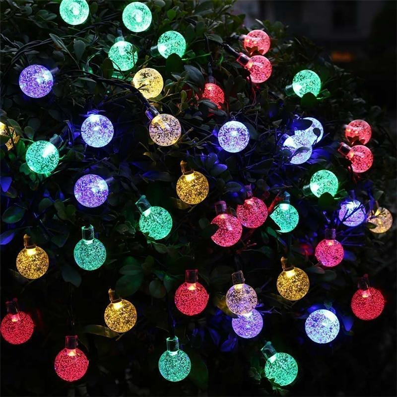 Calarbo™ ColorSol - Solar Powered LED Globe String Lights Light
