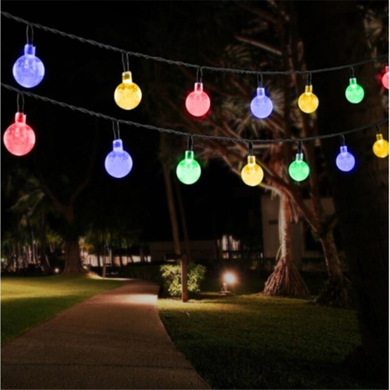 Calarbo™ ColorSol - Solar Powered LED Globe String Lights Light