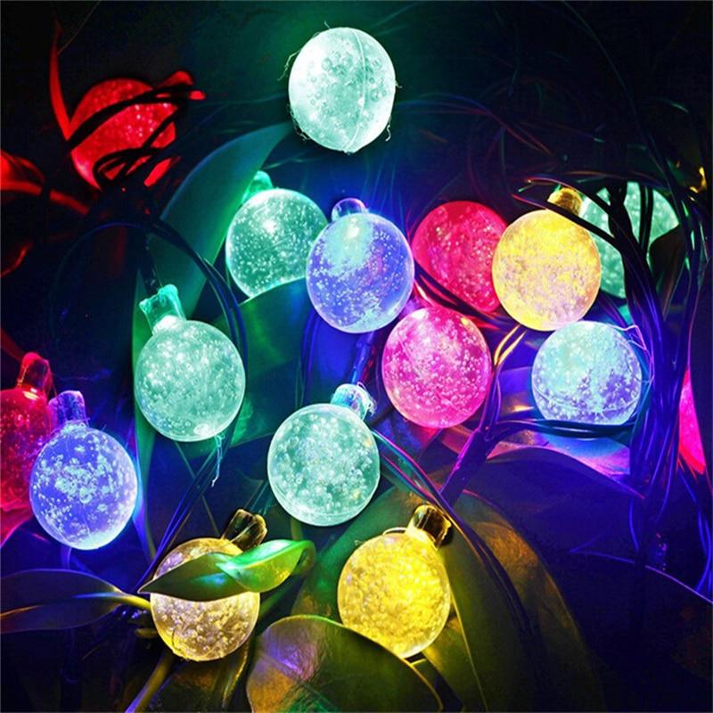 Calarbo™ ColorSol - Solar Powered LED Globe String Lights Light