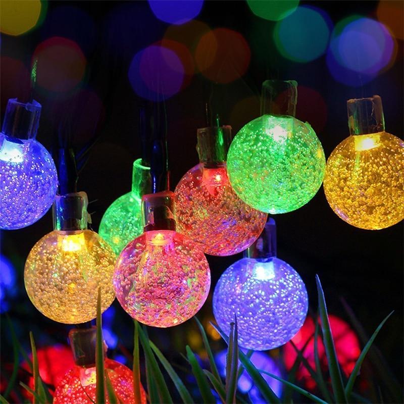 Calarbo™ ColorSol - Solar Powered LED Globe String Lights Light