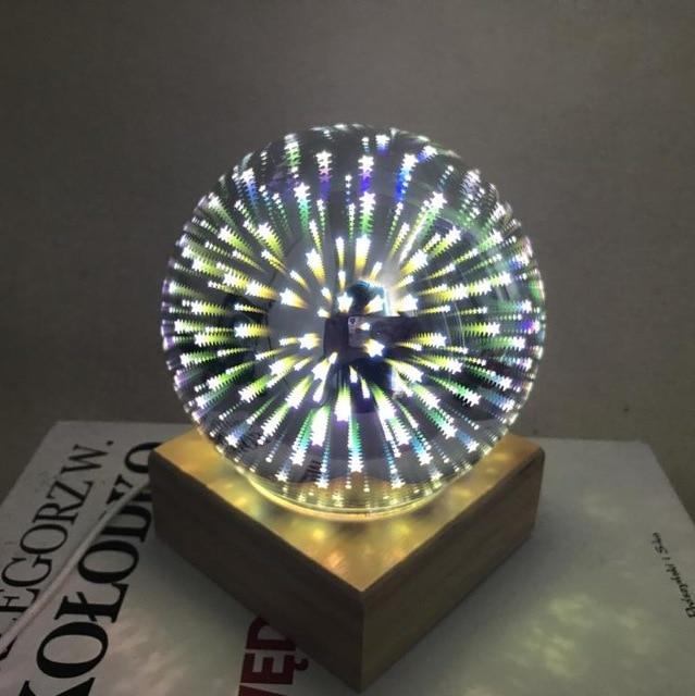 Calarbo™ Modern Art-Deco Crystal Ball Night Light Little Stars