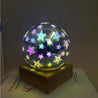 Calarbo™ Modern Art-Deco Crystal Ball Night Light Stars