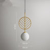 Calarbo™ Cosima - Modern Nordic Pendant Lamp Gold Medium - 12" x 23" Light
